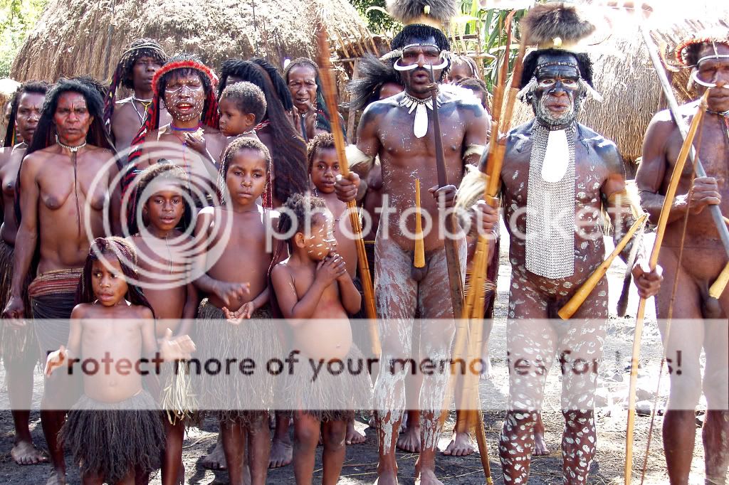 Villagers - Animaugi Village, West Papua Pictures, Images and Photos